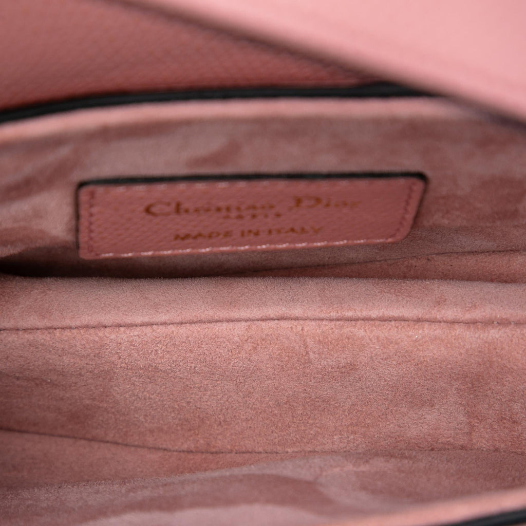 Dior Mini Grained Calfskin Saddle Bag