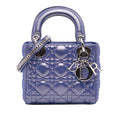 Dior Mini Iridescent Lambskin Cannage Lady Dior