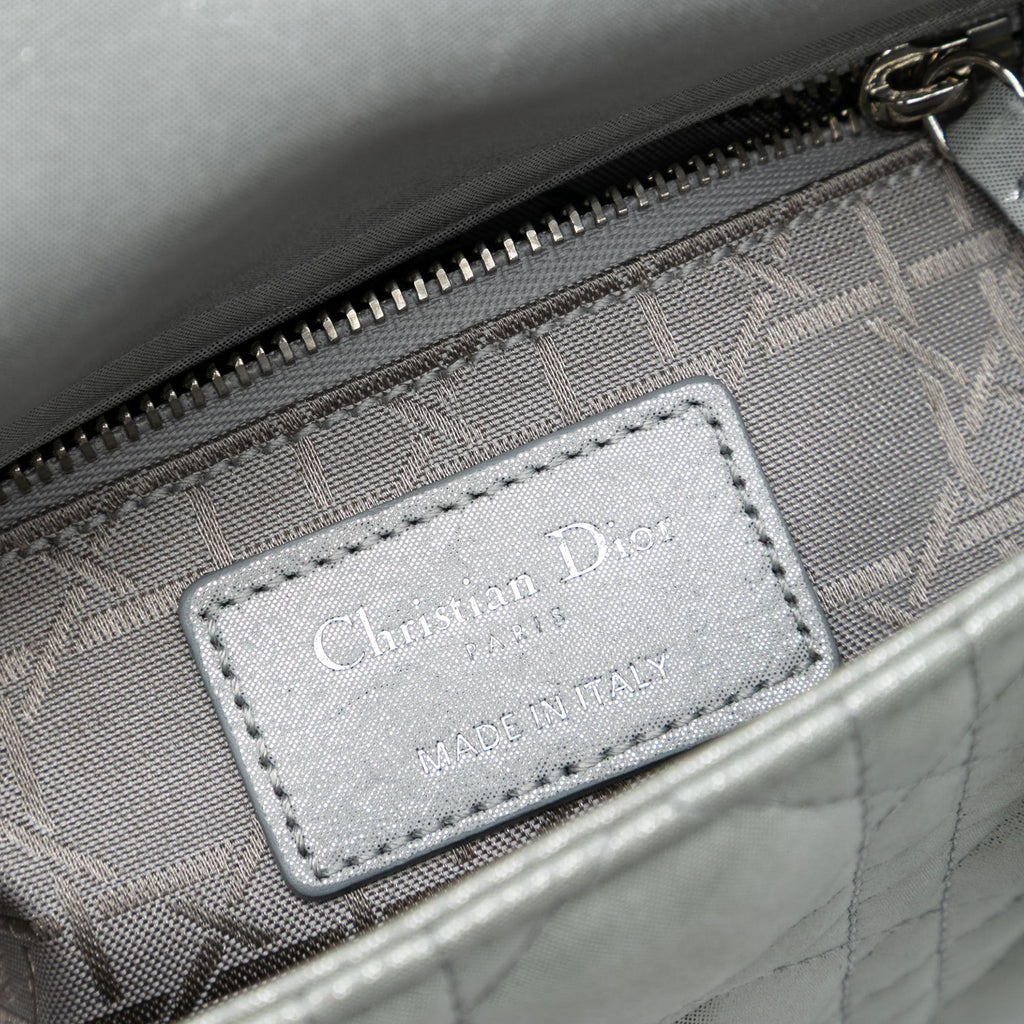 Dior Mini Iridescent Lambskin Cannage Lady Dior