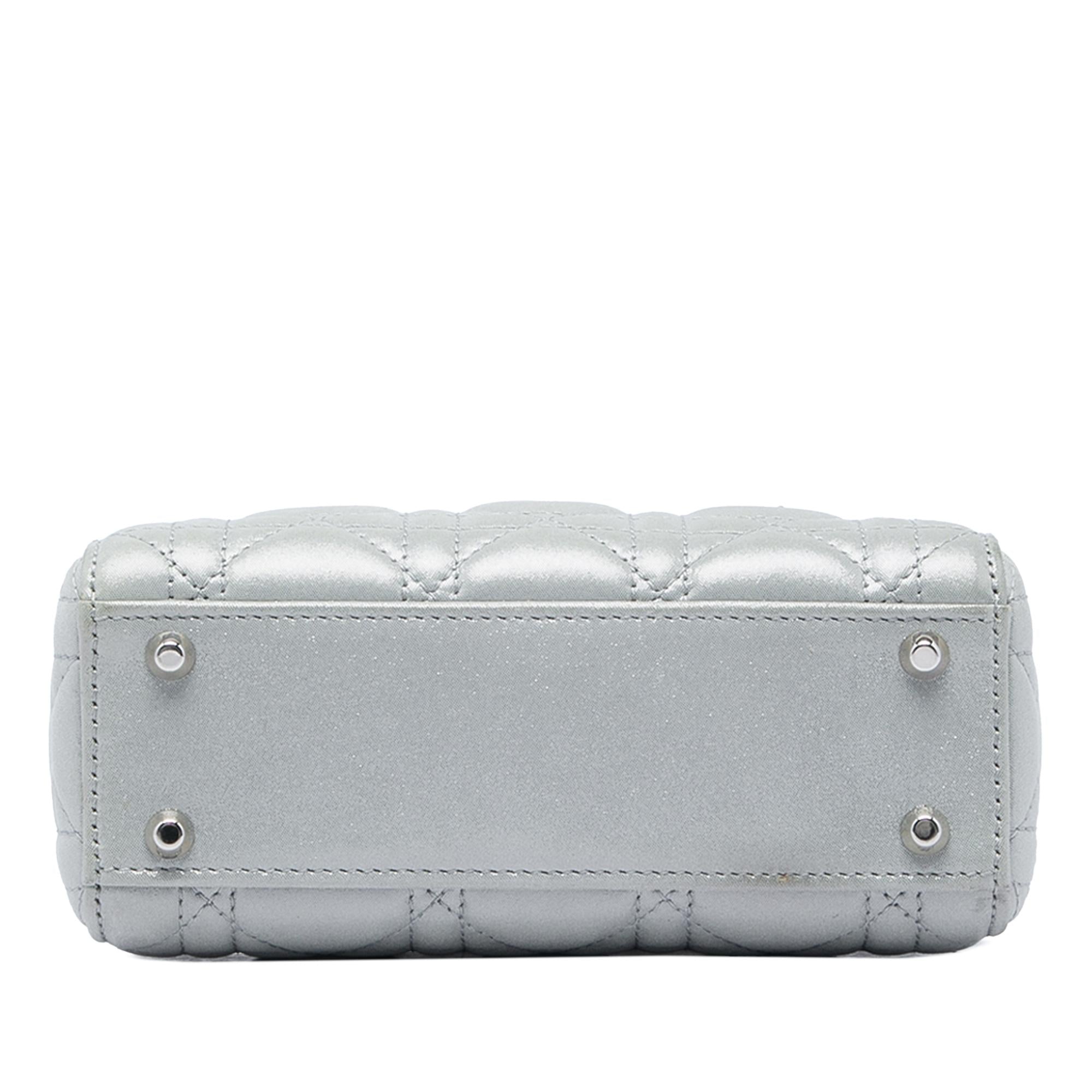 Dior Mini Iridescent Lambskin Cannage Lady Dior