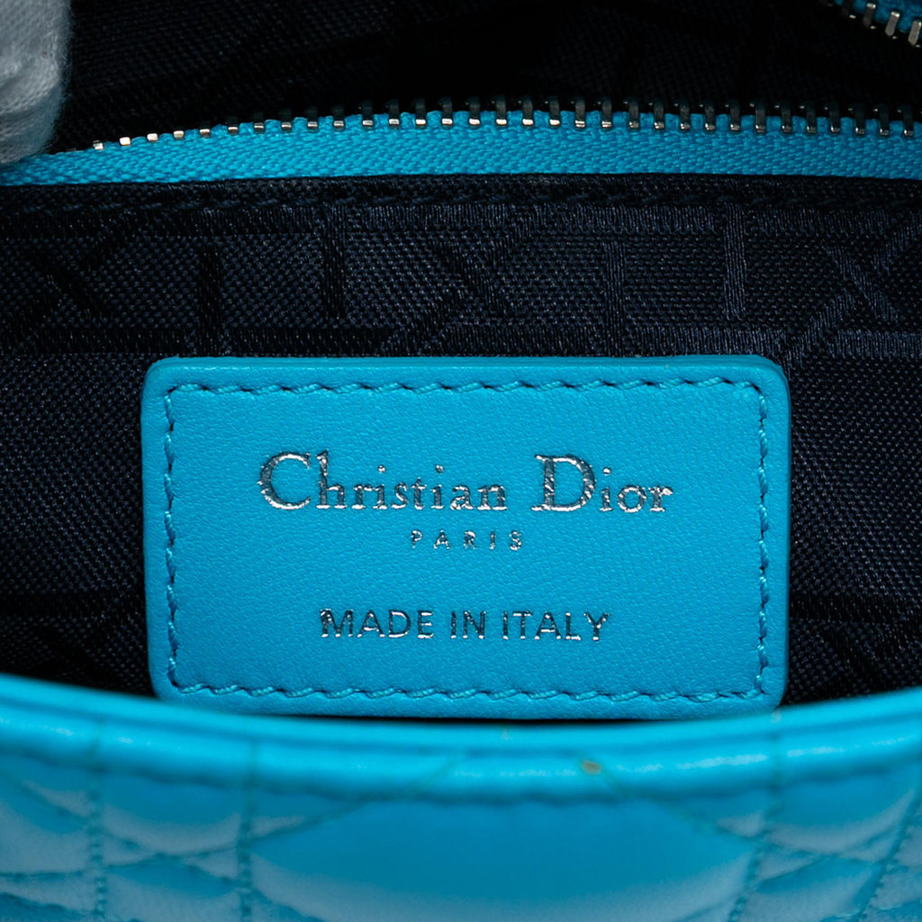 Dior Mini Lambskin Cannage Lady Dior