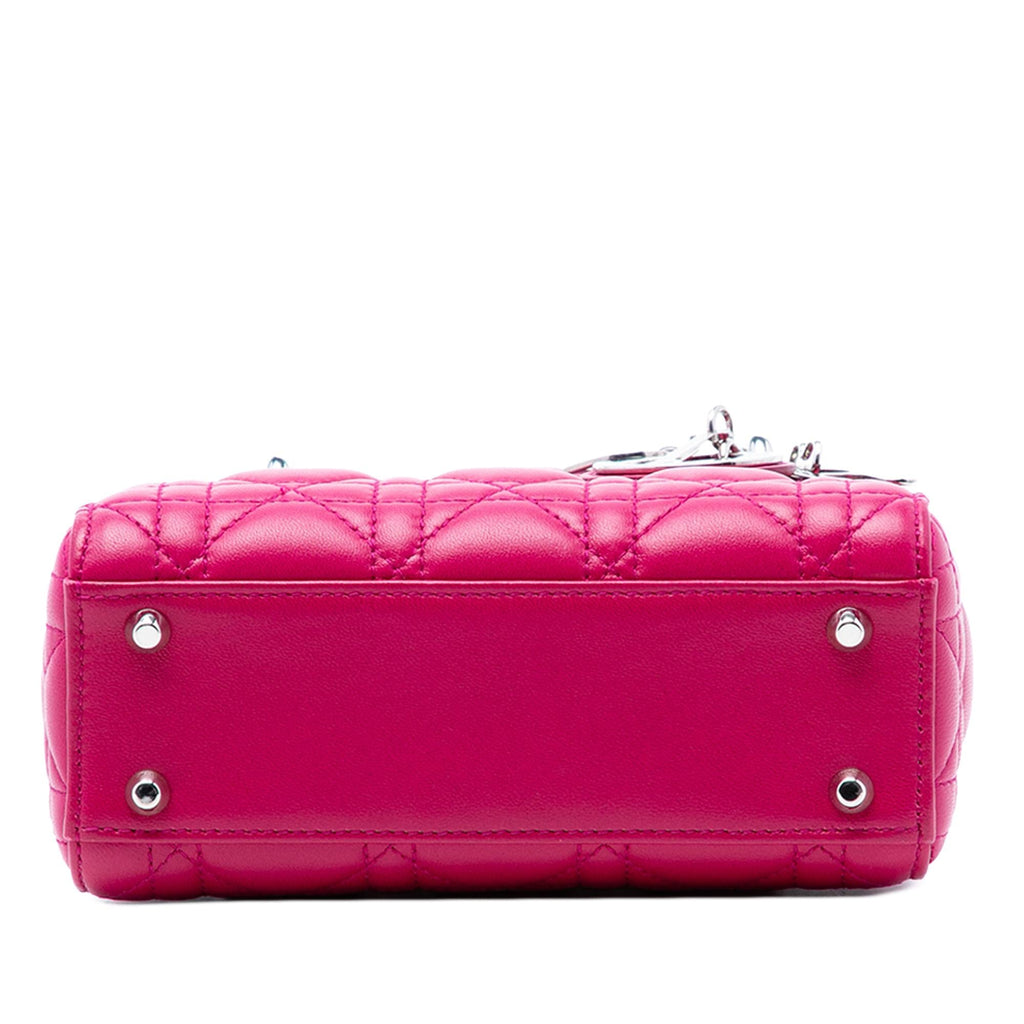 Dior Mini Lambskin Cannage Lady Dior