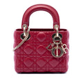 Dior Mini Lambskin Cannage Lady Dior
