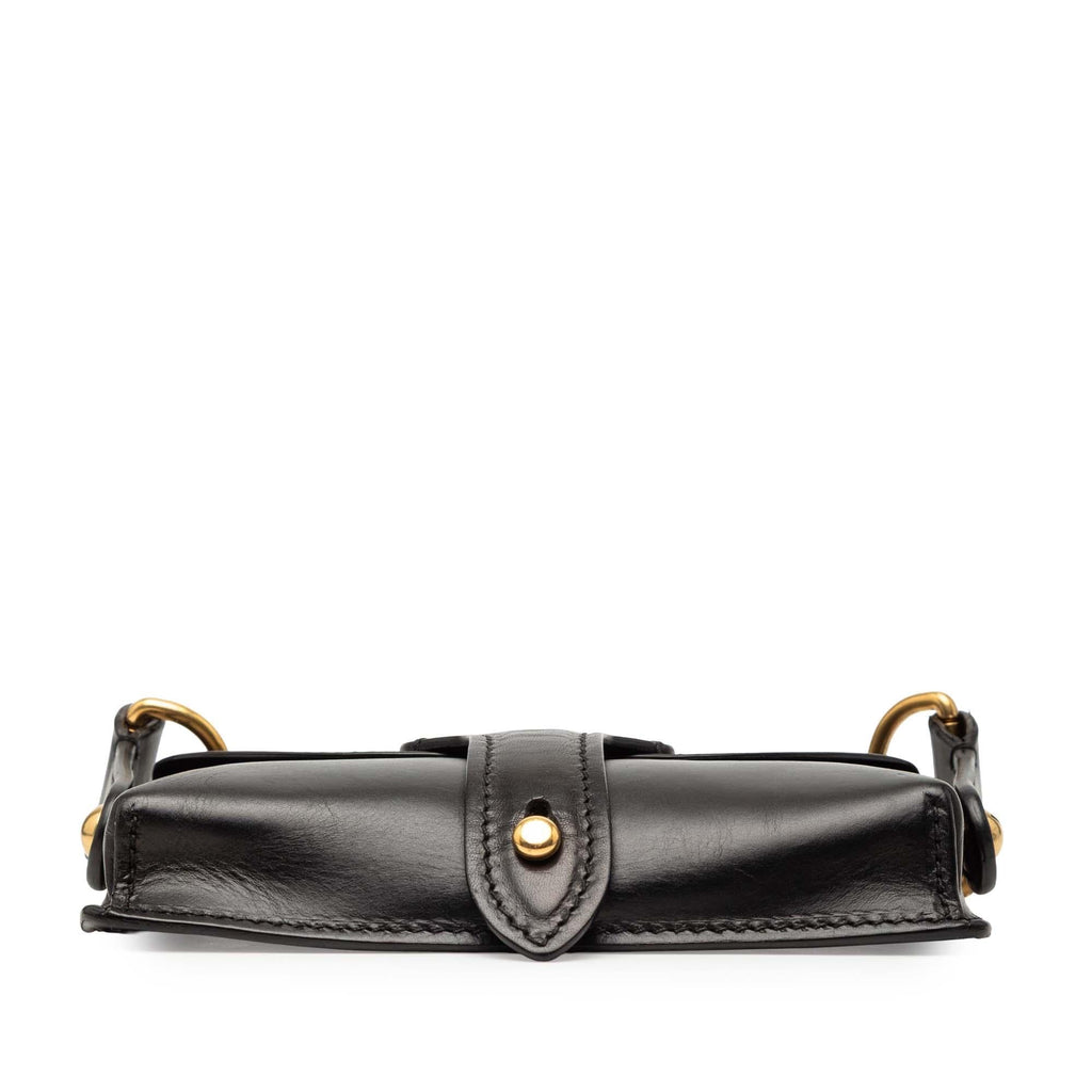 Dior Mini Leather D Bee Saddle Bag