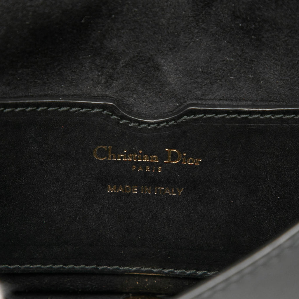 Dior Mini Leather D Bee Saddle Bag