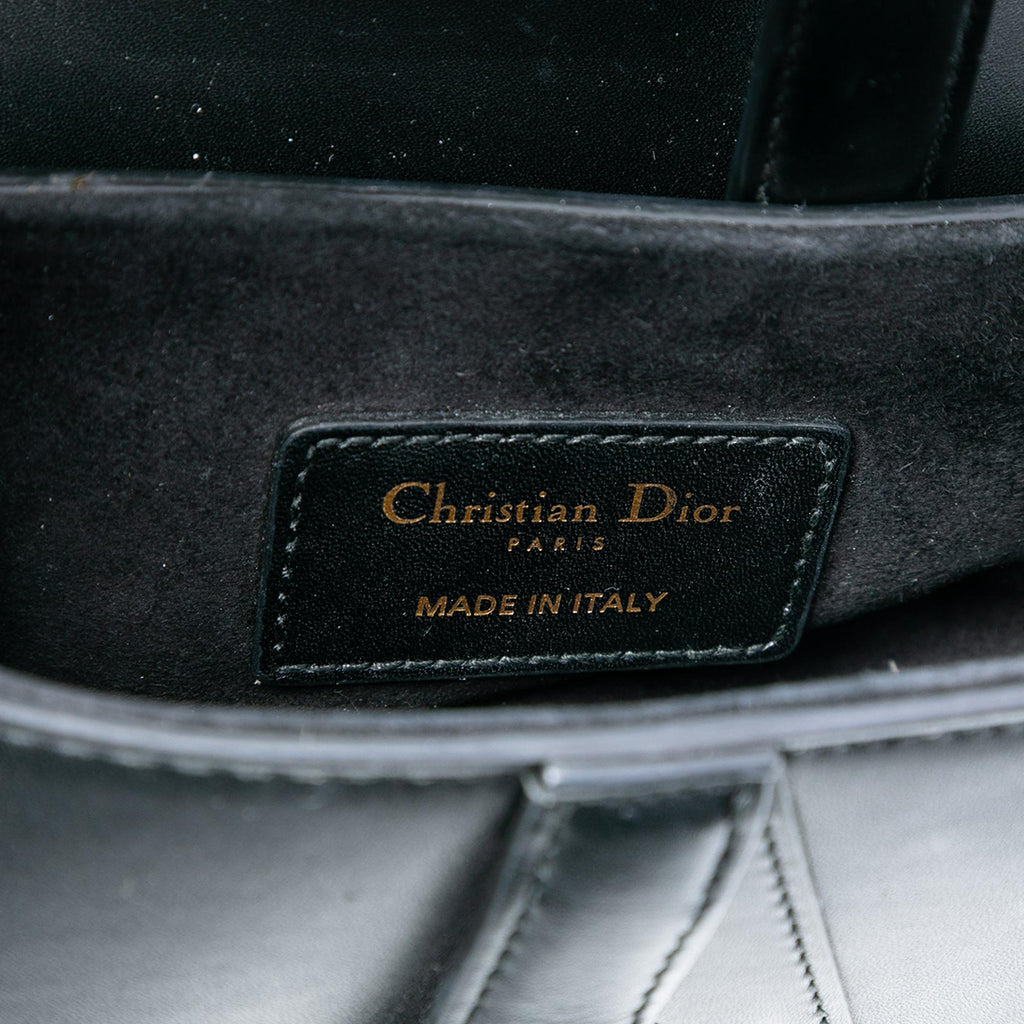 Dior Mini Leather Saddle Bag