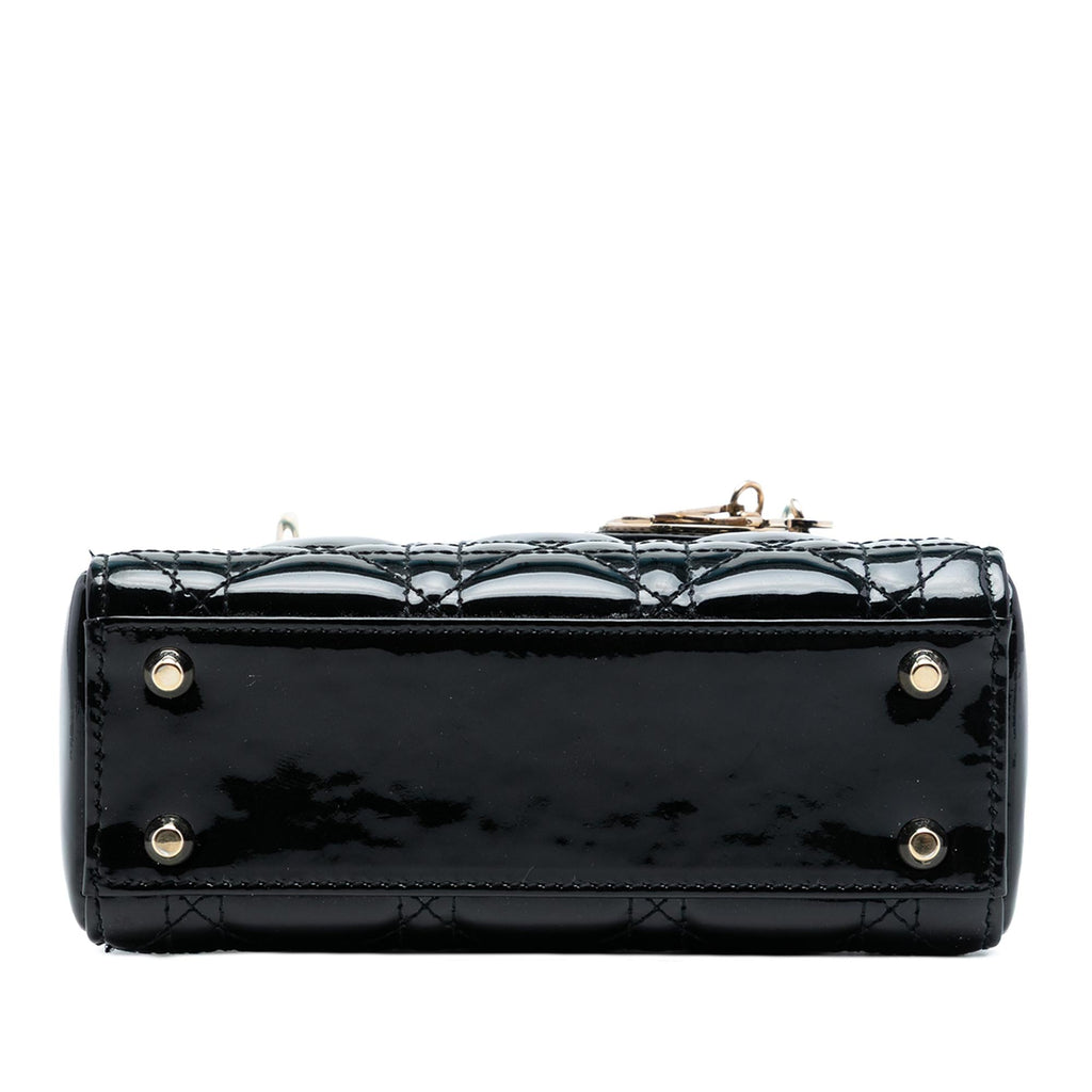 Dior Mini Patent Cannage Lady Dior