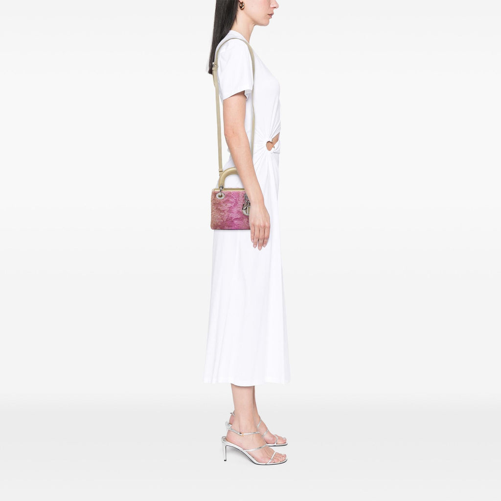 Dior Mini Patent Sequined Lady Dior