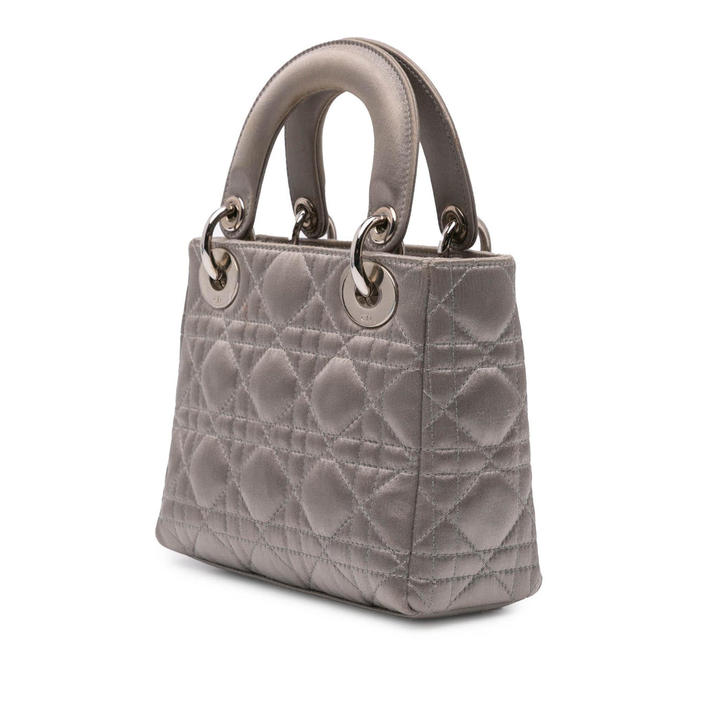 Dior Mini Satin Cannage Lady Dior