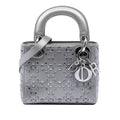 Dior Mini Satin Cannage Strass Crystal Embellished Lady Dior