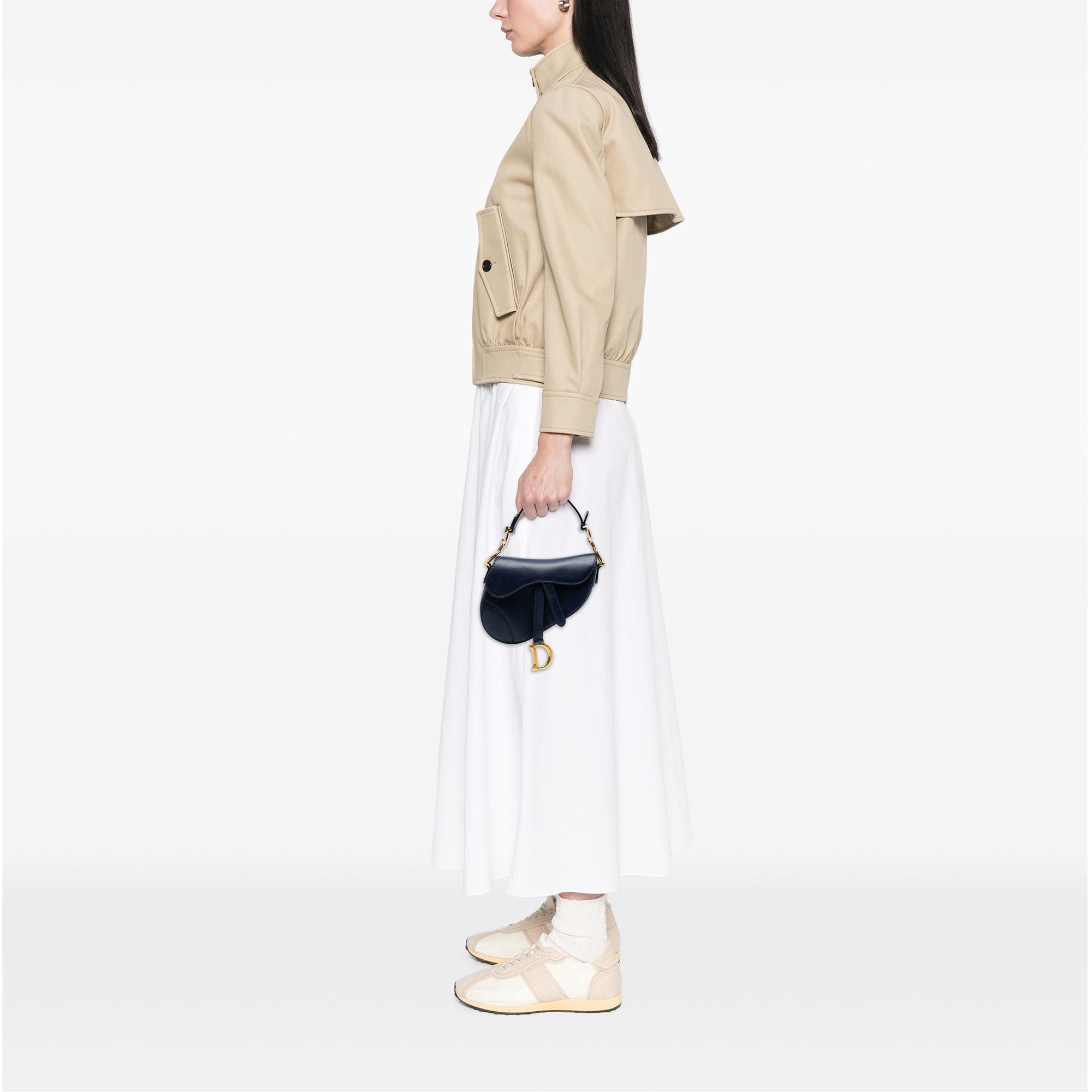 Dior Mini Smooth Calfskin Saddle Bag