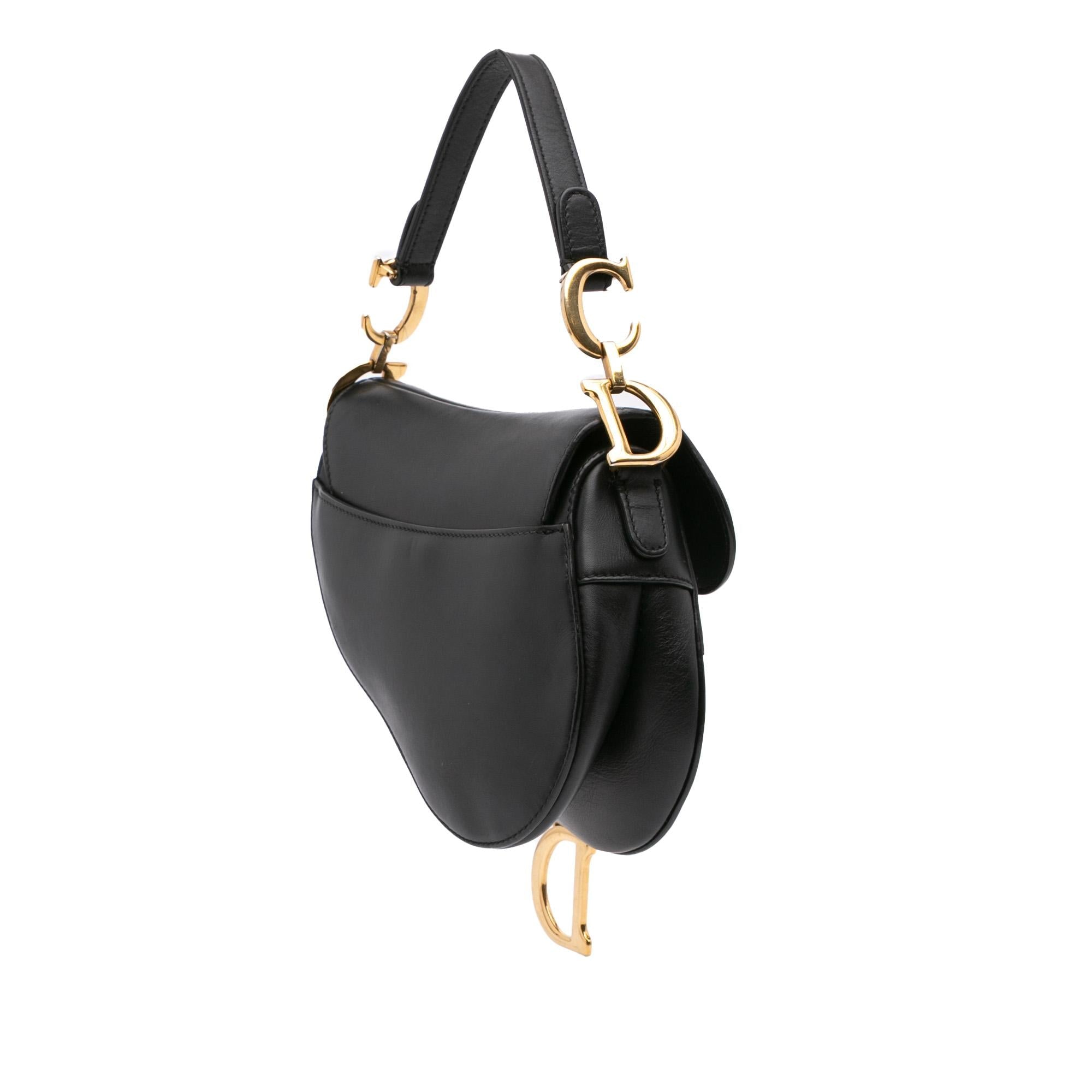 Dior Mini Ultra Matte Calfskin Saddle Bag