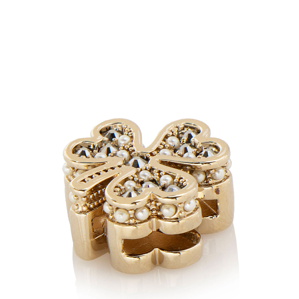 Dior My ABCDior Crystal Pearl Clover Badge