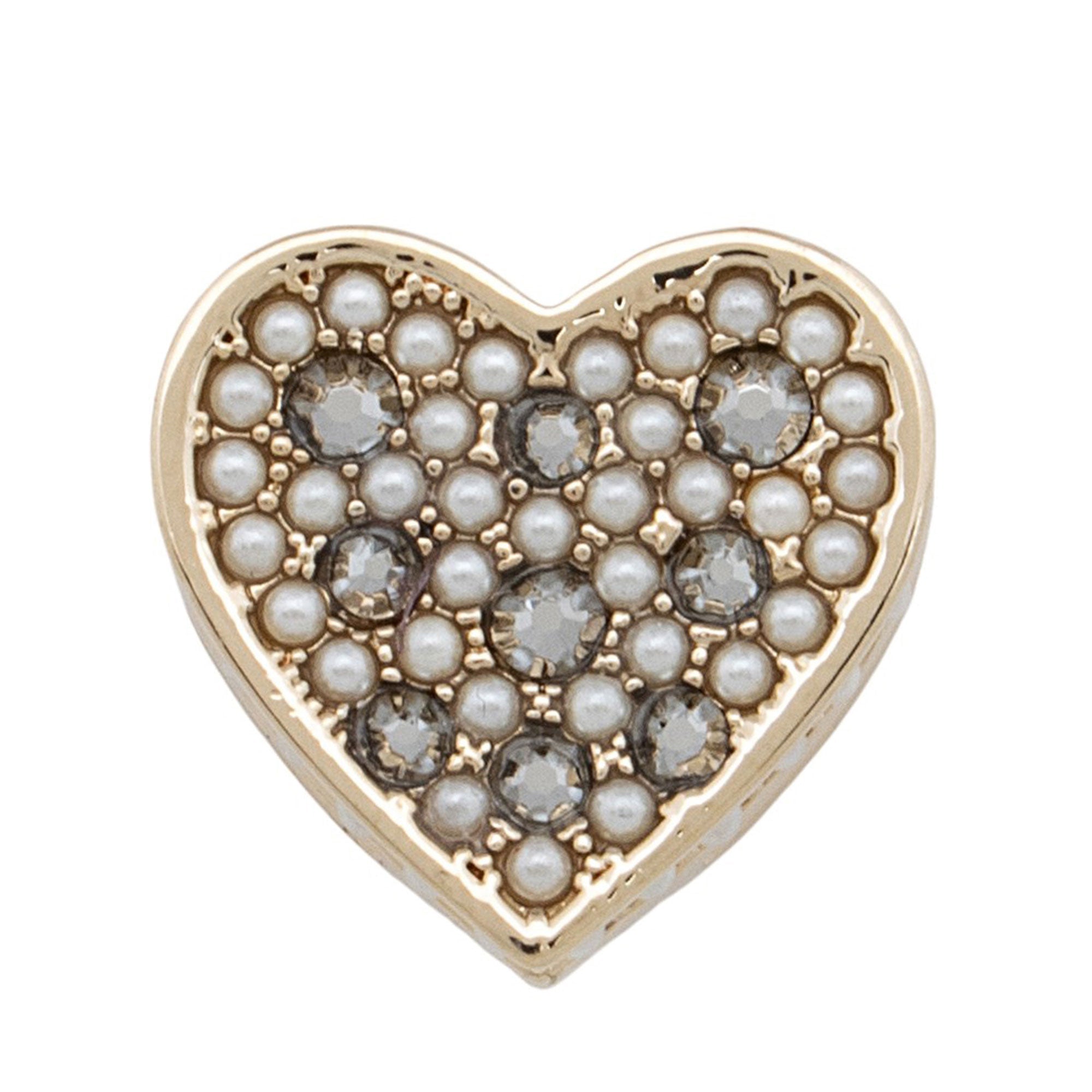 Dior My ABCDior Crystal Pearl Heart Badge