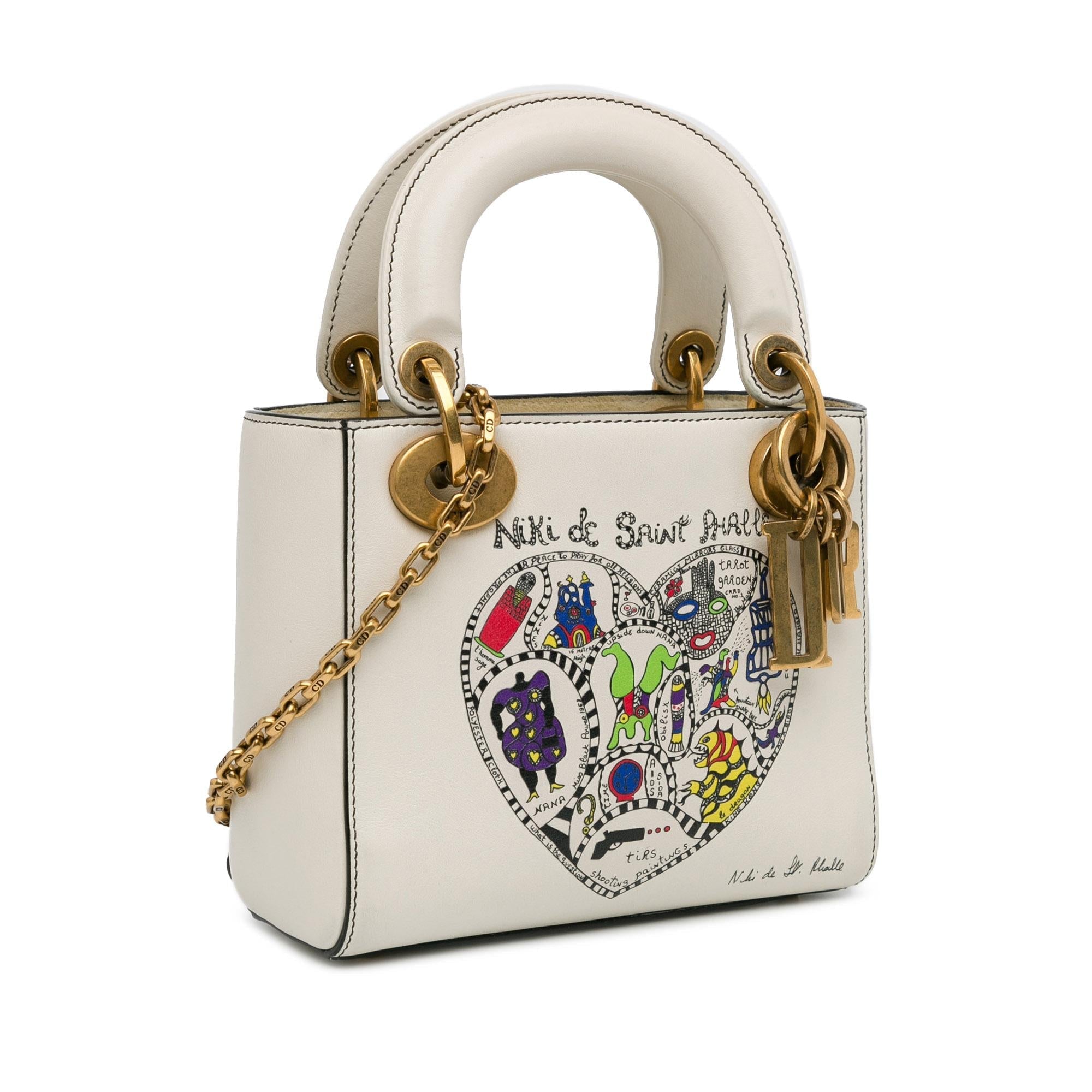 Dior Niki de Saint Phalle Mini Calfskin Lady Dior (SHG-zMKBME)