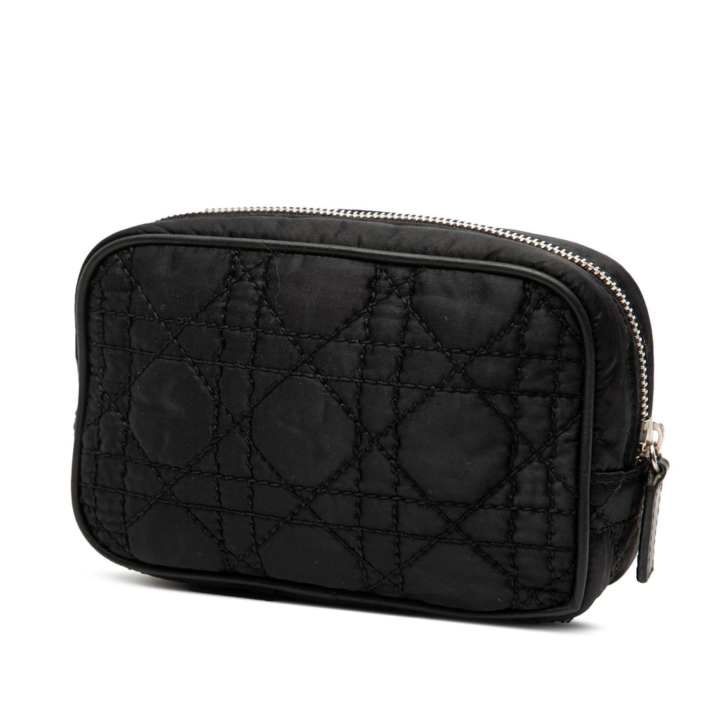 Dior Nylon Cannage Charm Trousse Cosmetic Bag
