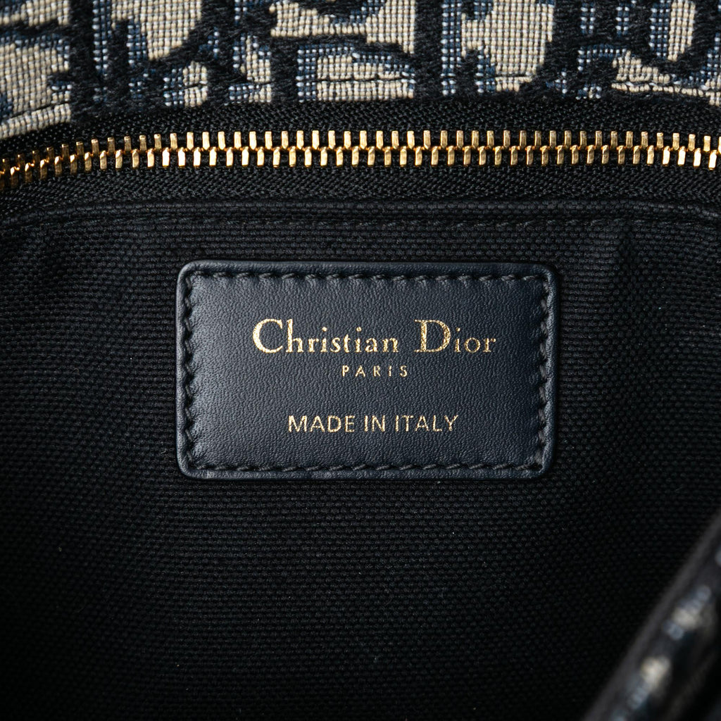 Dior Oblique Canvas 30 Montaigne Clutch With Chain