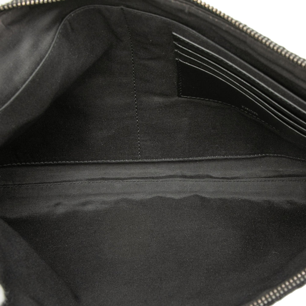 Dior Oblique Canvas A4 Zipped Pouch