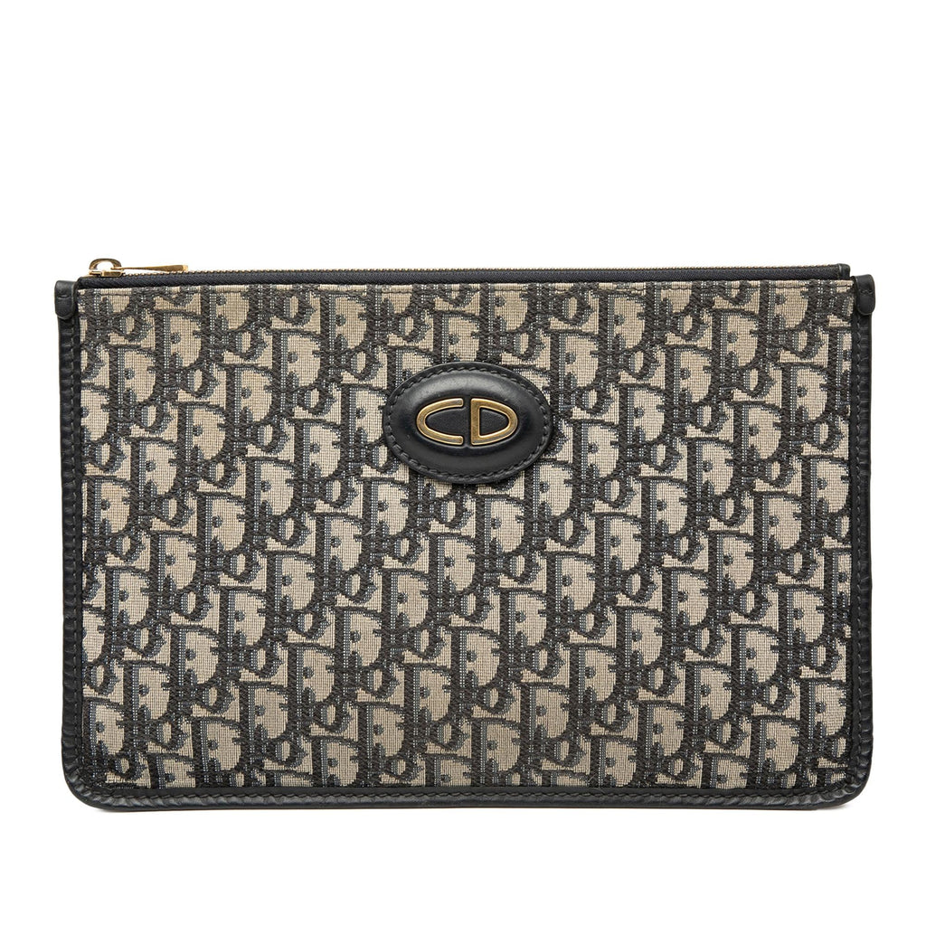 Dior Oblique Canvas Clutch