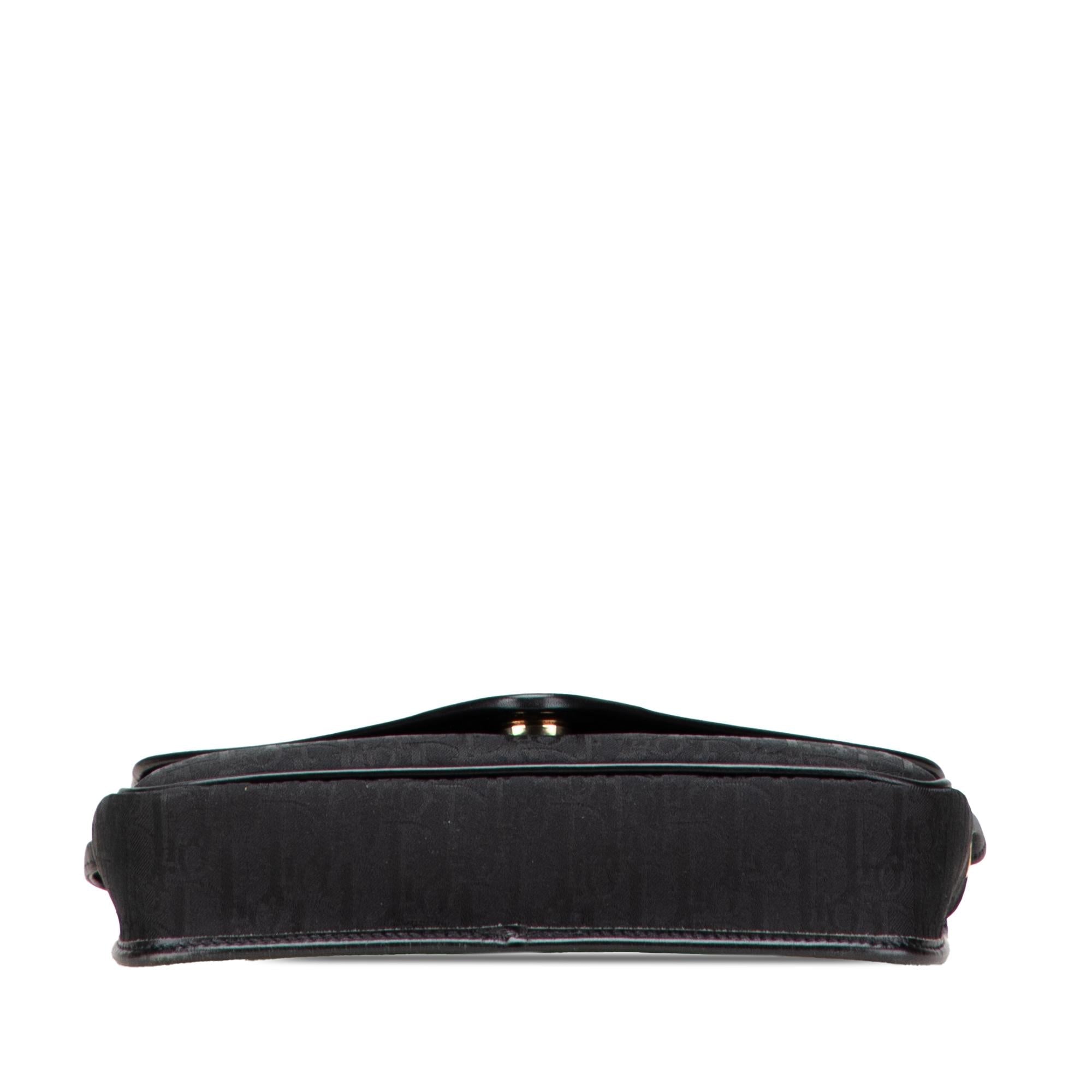 Dior Oblique Canvas Flap Crossbody