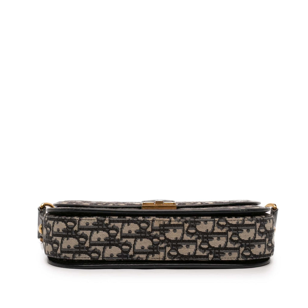 Dior Oblique Canvas Flap Crossbody