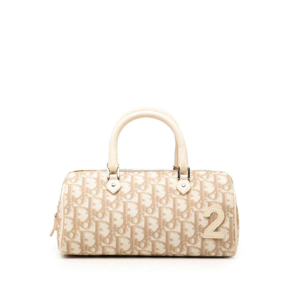 Dior Oblique Canvas Trotter Boston Bag