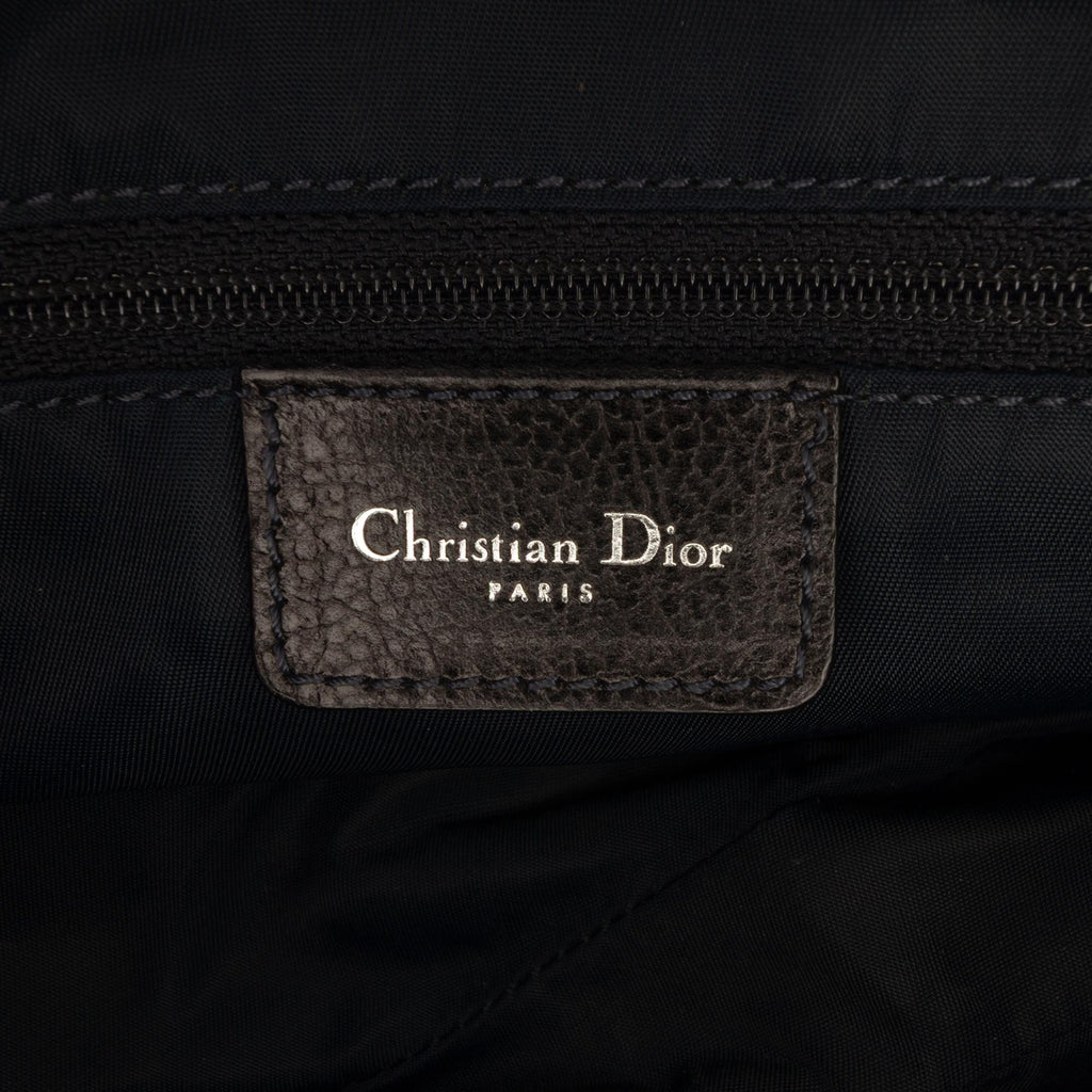 Dior Oblique Denim Flight Double Saddle Crossbody