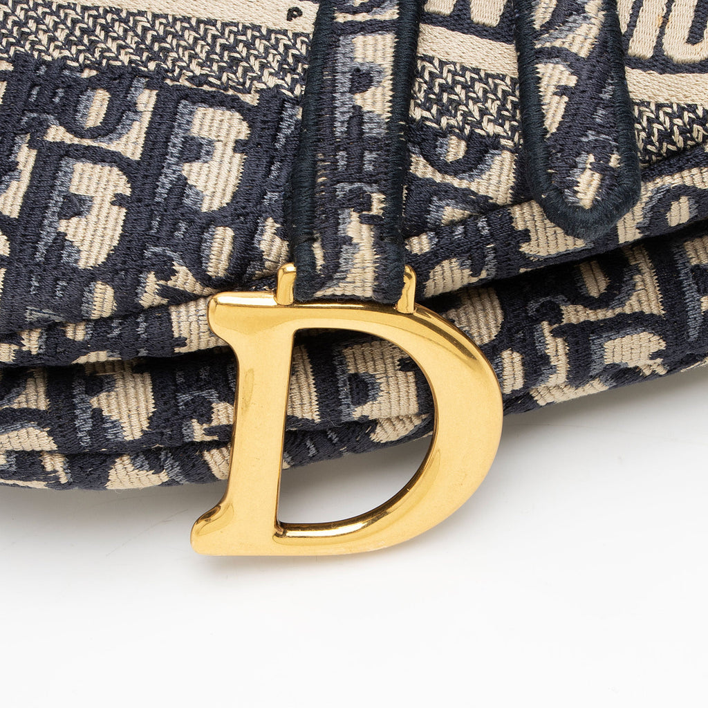 Dior Oblique Logo Saddle Bag