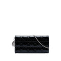 Dior Patent Cannage Lady Dior Wallet On Chain