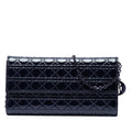 Dior Patent Cannage Lady Dior Wallet On Chain