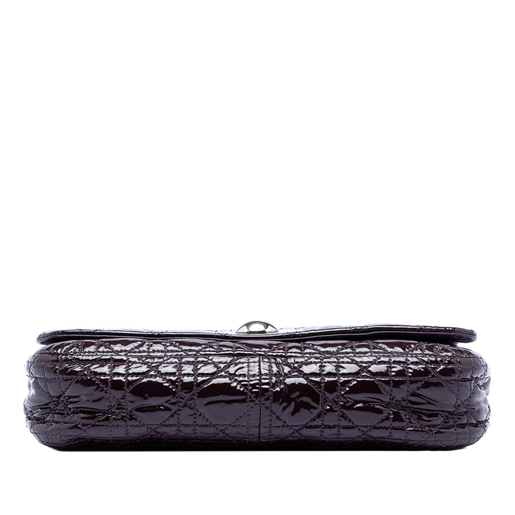 Dior Patent Cannage Rendezvous Shoulder Bag