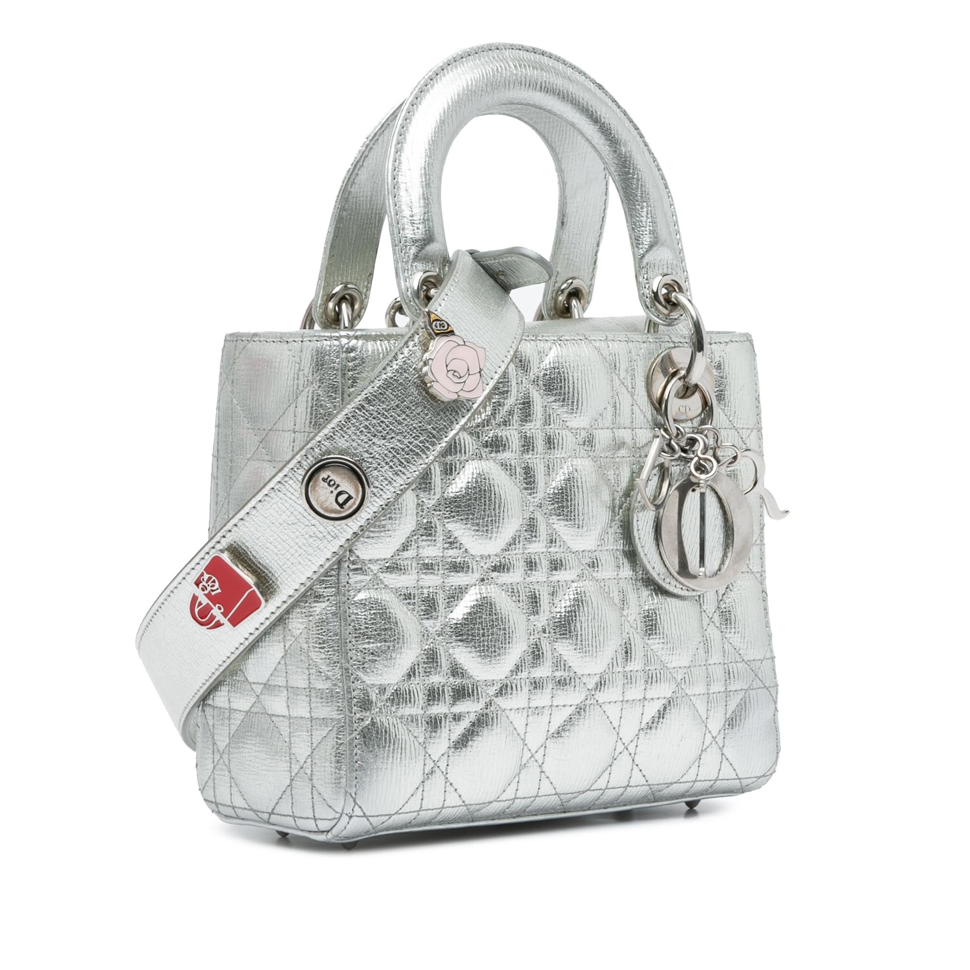 Dior Small Calfskin Cannage My ABCDior Lady Dior (SHG-aW5CJh)