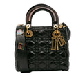 Dior Small Crinkled Patent Cannage Lucky Badges My Lady Dior (SHG-hlArBP)