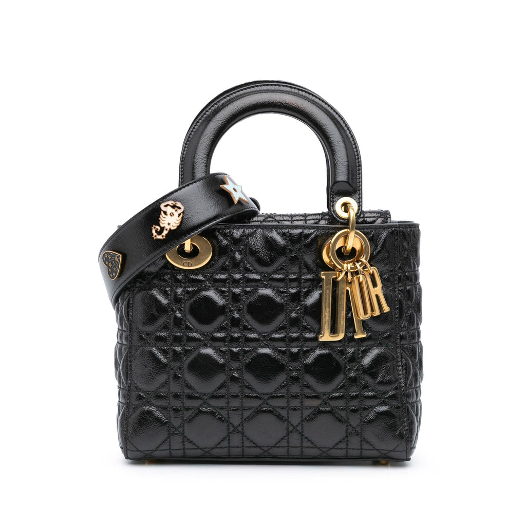 Dior Small Crinkled Patent Cannage My ABCDior Lady Dior