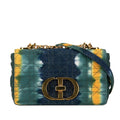 Dior Small Denim Tie-Dye Cannage Caro Bag