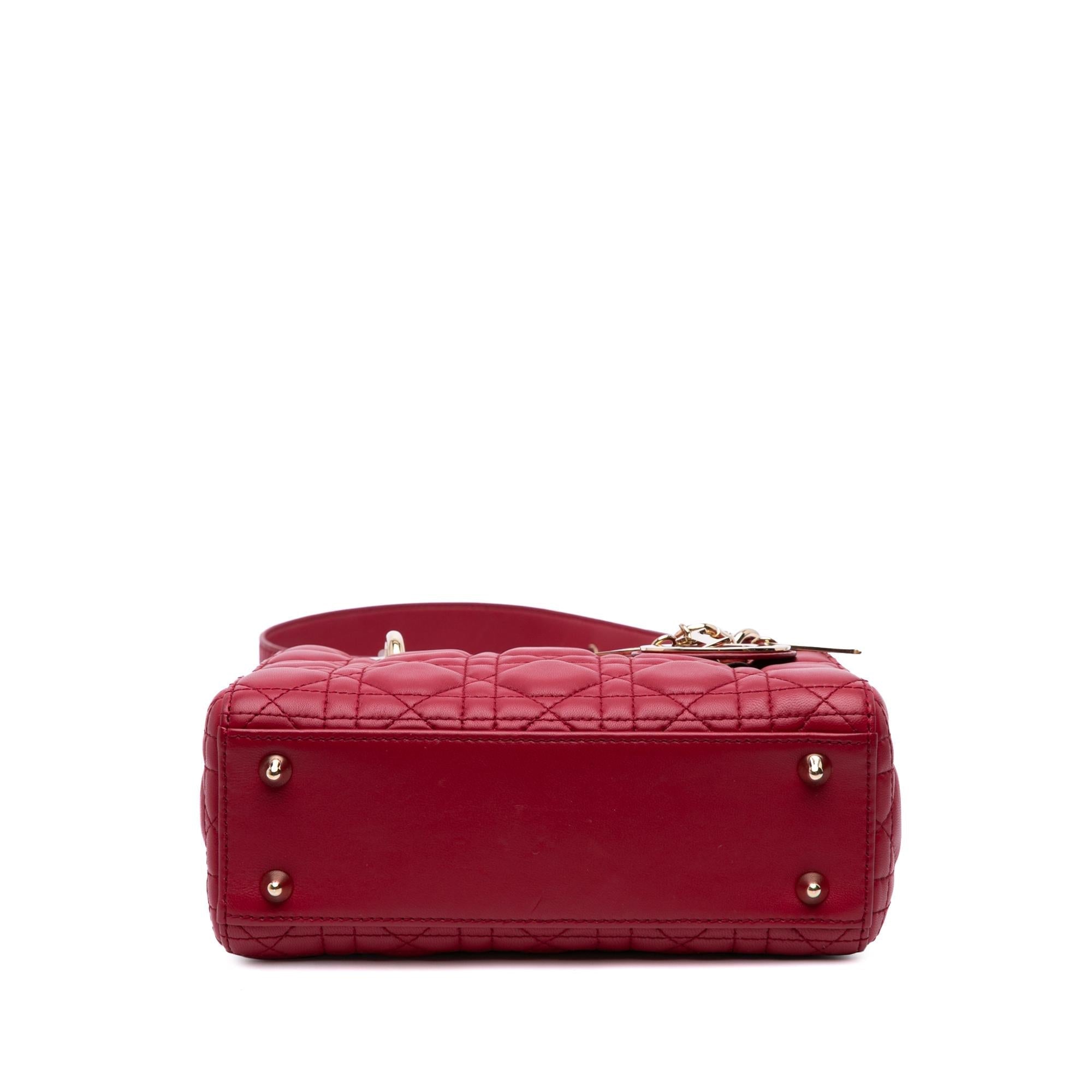 Dior Small Lambskin Cannage My ABCDior Lady Dior
