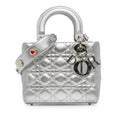 Dior Small Metallic Grained Calfskin Cannage Lucky Badges My Lady Dior (SHG-iCfjm7)