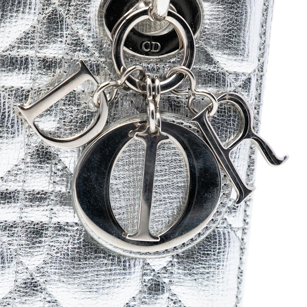 Dior Small Metallic Grained Calfskin Cannage My ABCDior Lady Dior