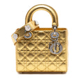 Dior Small Metallic Grained Calfskin Cannage My ABCDior Lady Dior
