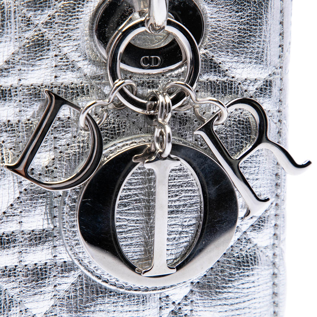 Dior Small Metallic Grained Calfskin Cannage My ABCDior Lady Dior