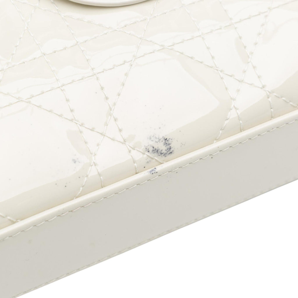 Dior Small Patent Cannage Lady D Joy