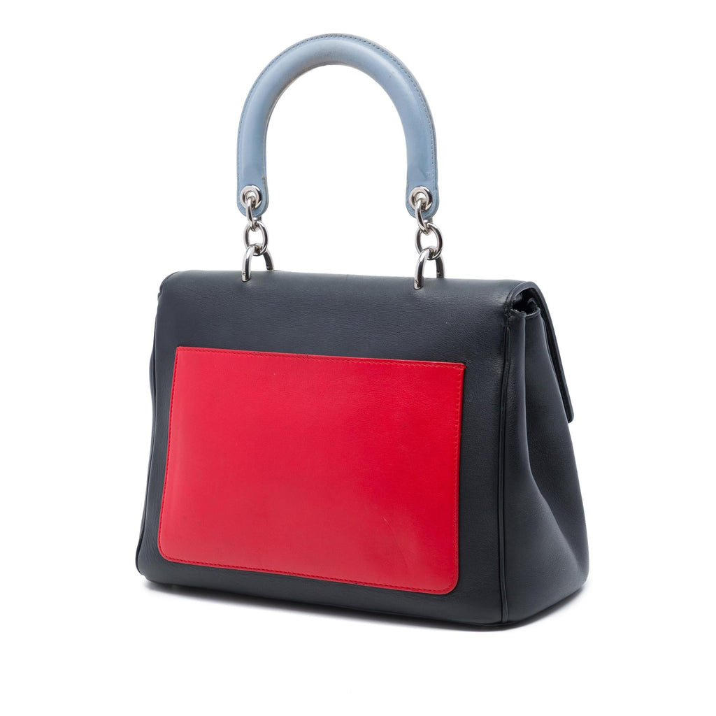 Dior Small Tricolor Calfskin Be Dior Flap