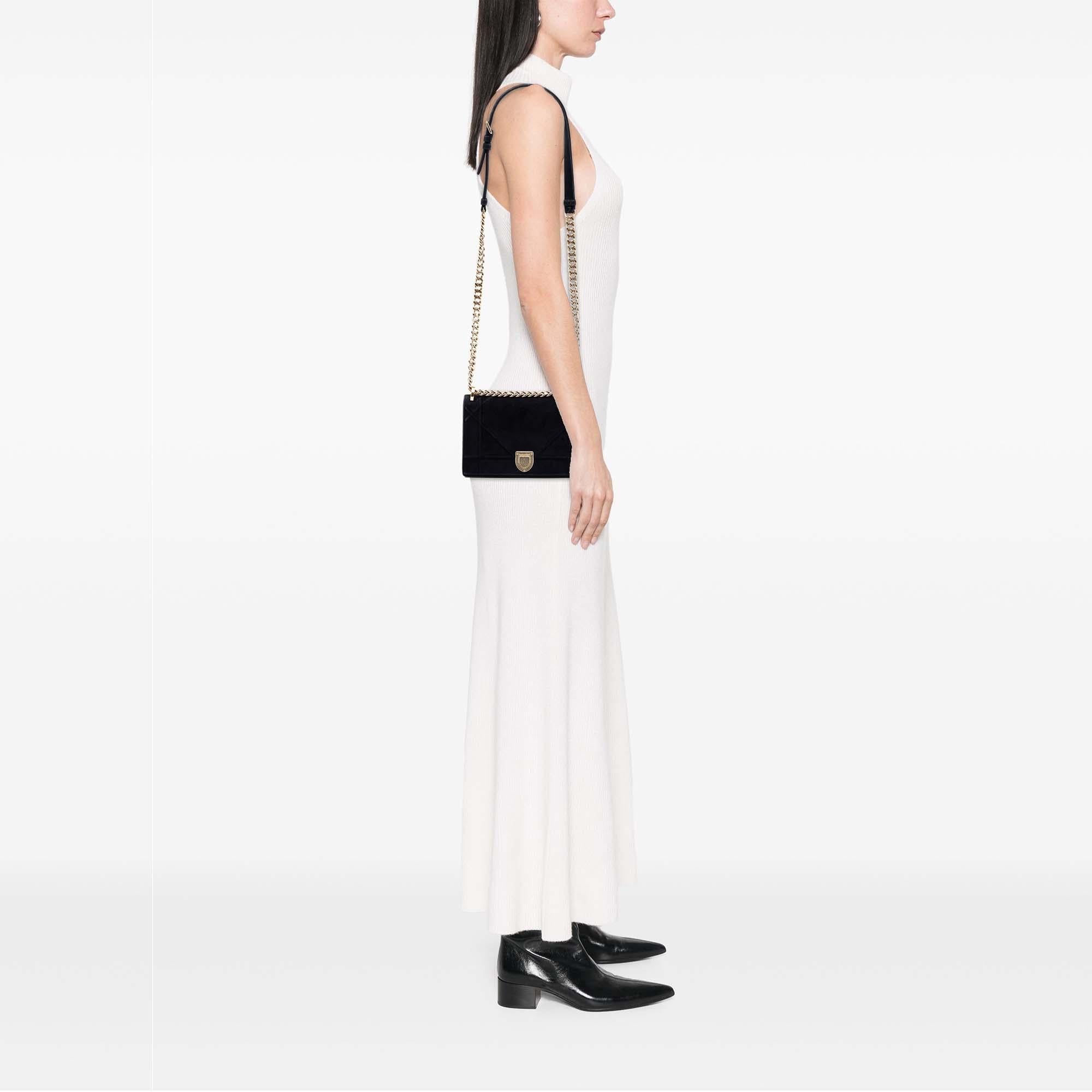 Dior Small Velvet Diorama Flap
