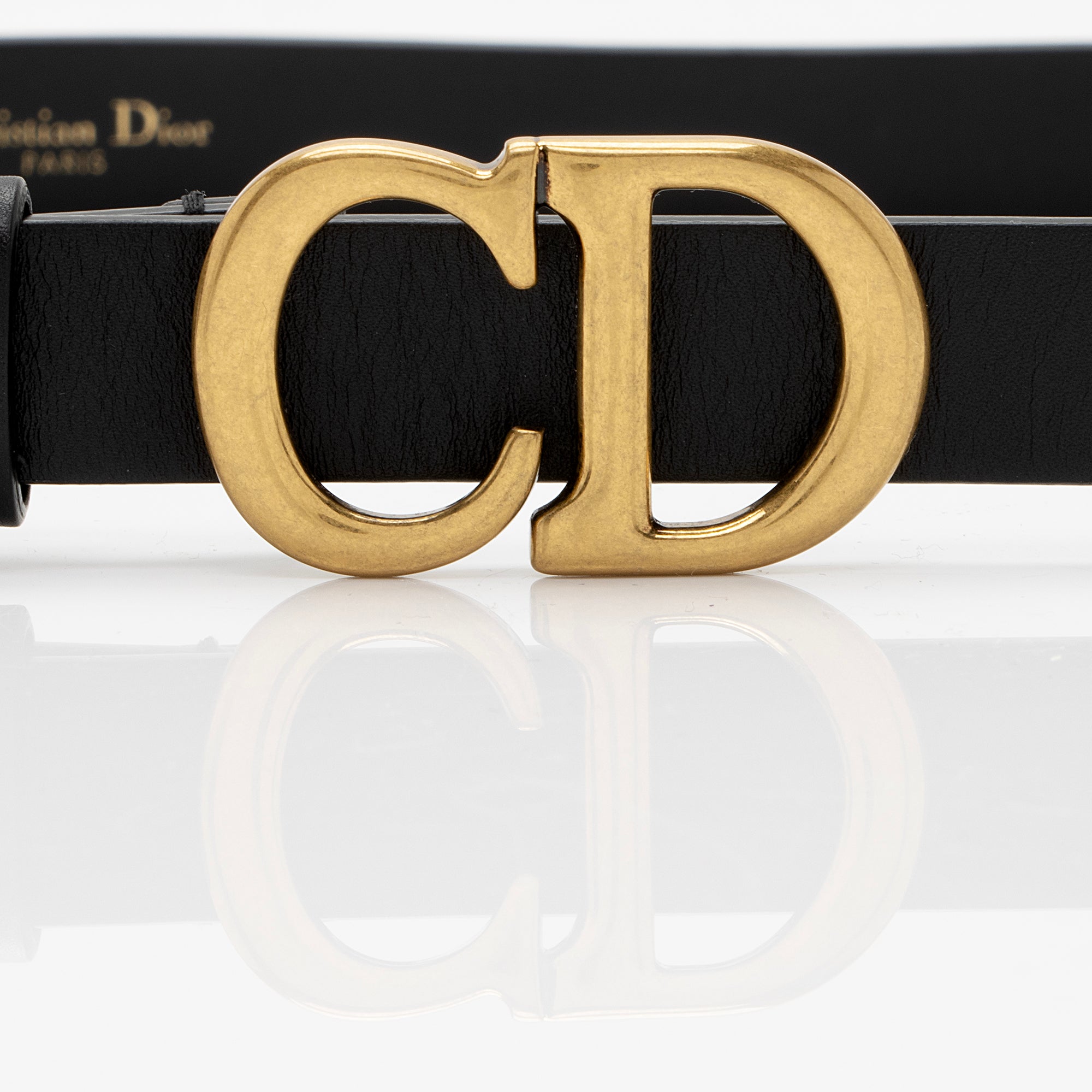 Dior Smooth Calfskin CD Belt - Size 34 / 85 (SHF-2YLzUu)