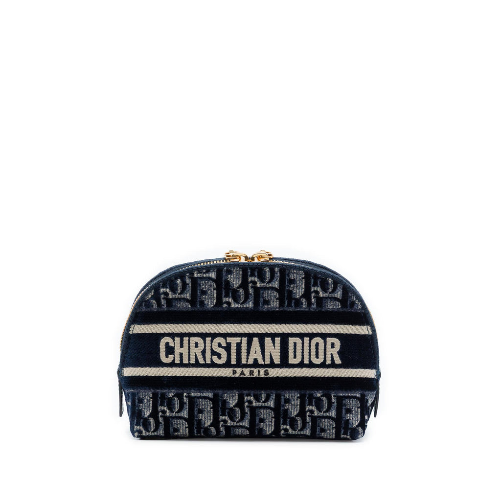 Dior Velvet Oblique Cosmetic Pouch