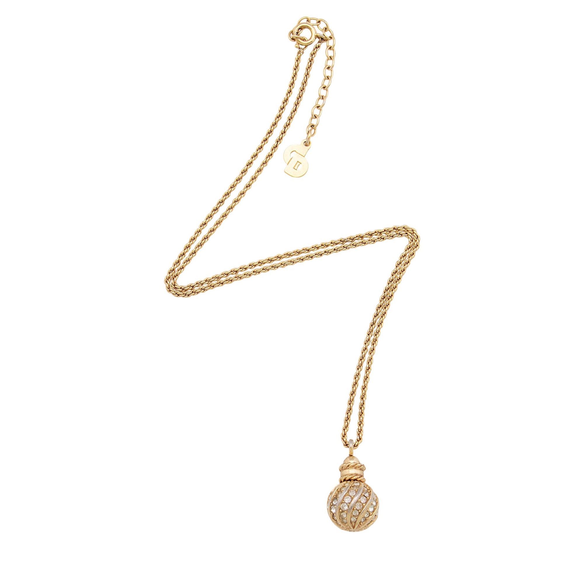 Dior Vintage Crystal Ball Necklace