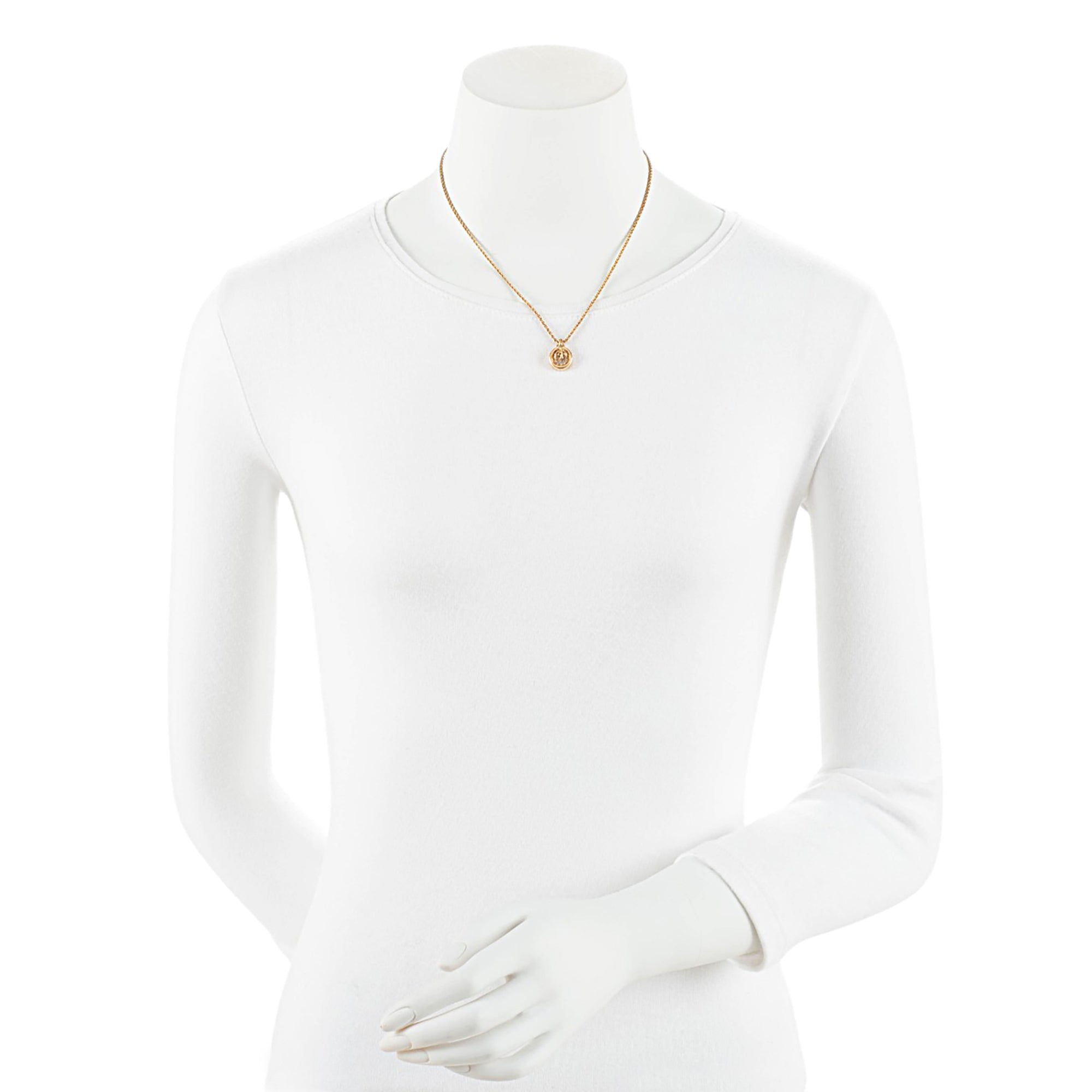 Dior Vintage Crystal CD Necklace