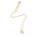Dior Vintage Crystal CD Necklace