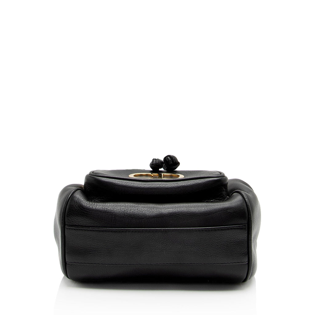 Dior Vintage Leather CD Flap Backpack (SHF-1nqomR)