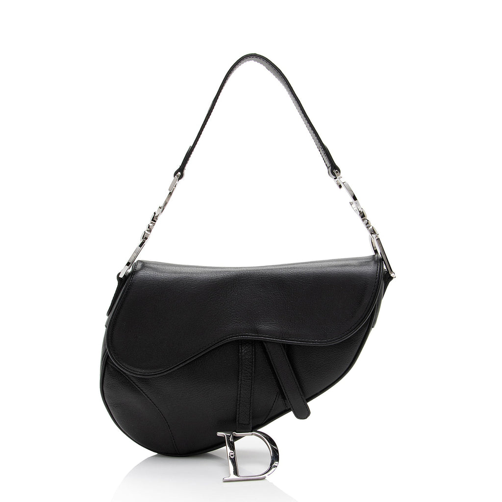 Dior Vintage Leather Saddle Bag (SHF-JDFMWH)